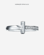 ANEL TIFF EM PRATA LEGÍTIMA CRAVEJADO - Imagem 3