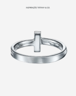 ANEL TIFF EM PRATA LEGÍTIMA CRAVEJADO - Imagem 4