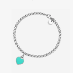 PULSEIRA TIFF DE CONTAS PEQUENAS EM PRATA LEGÍTIMA