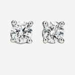 BRINCOS TIFF SOLITAIRE EM PLATINA