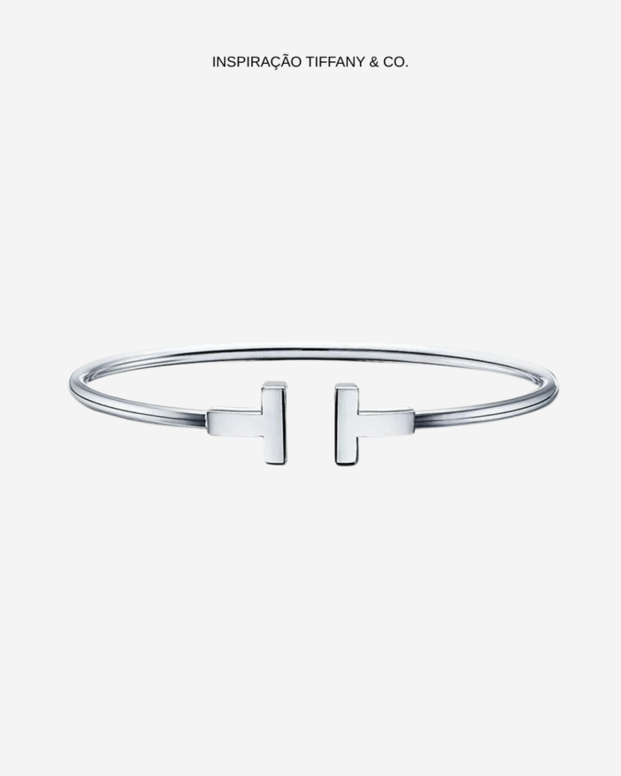 BRACELETE TIFF WIRE EM PRATA LEGÍTIMA - Imagem 2
