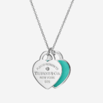 COLAR TIFF CORAÇÃO DUPLO EM PRATA LEGÍTIMA