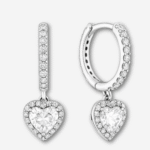 ARGOLA DE CORAÇÃO COM HALO BRILHANTE