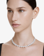 COLAR TENNIS CORAÇÕES REVESTIDO EM RÓDIO - Imagem 3